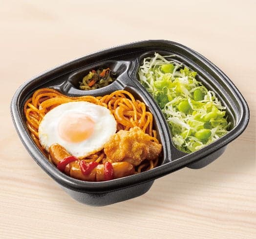 W特製ナポリタン&サラダ(麺2倍)