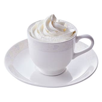 Honey Café au Lait with Whipped Cream