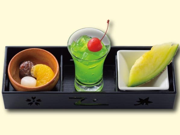 マスクメロンの一口甘味三彩