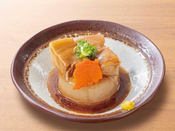 ふろふき大根と豚の角煮の炊き合わせ