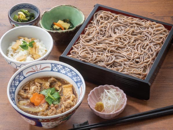 豚肉つけ汁そば定食