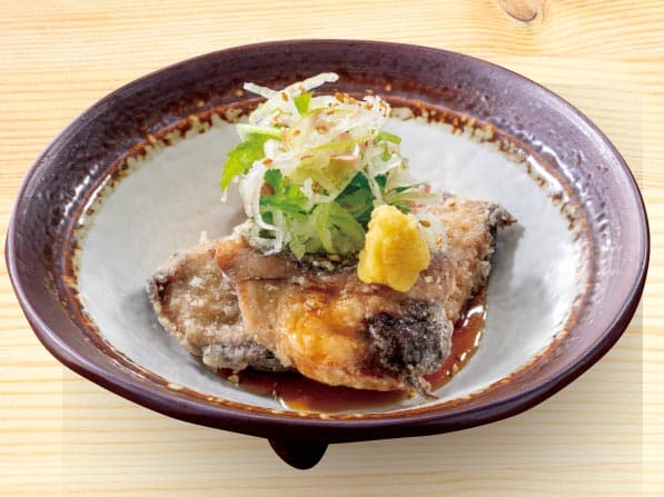 焼津産藁薫かつおの竜田揚げ