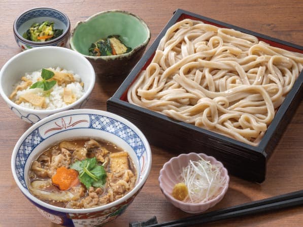 豚肉つけ汁うどん定食