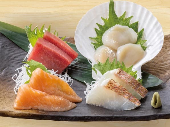 刺身四種盛り合わせ