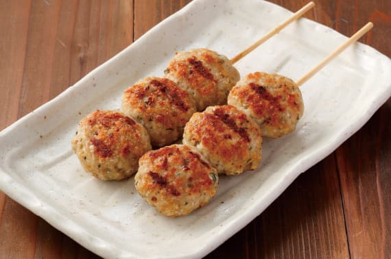 Tsukune Salz (Hähnchenbällchen)