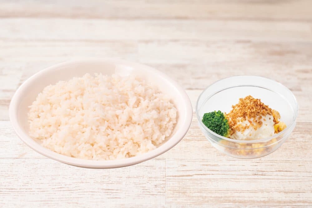 Menú C: Arroz y ensalada de cebolla y patata