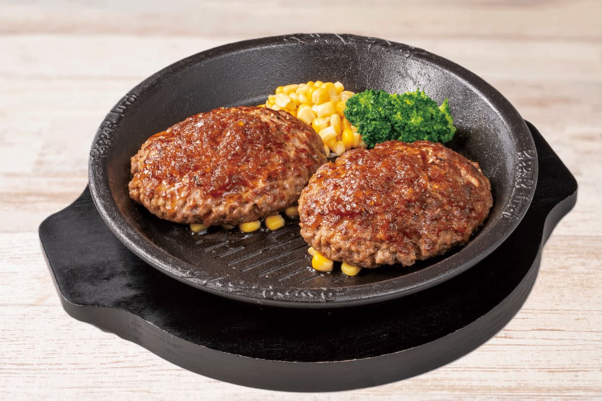 Filete de hamburguesa grueso doble