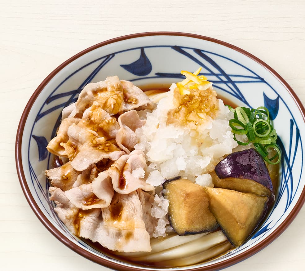 鬼おろし豚しゃぶぶっかけうどん
