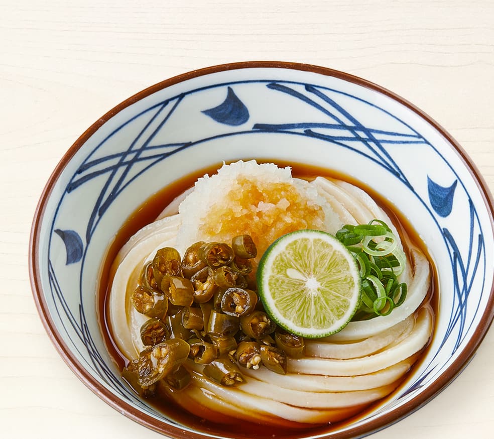 青唐おろしぶっかけうどん