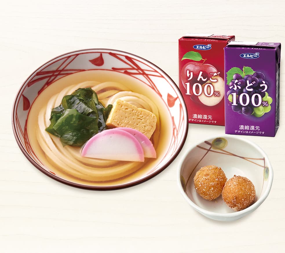 丸亀お子さまもちもちセット(小かけうどん)