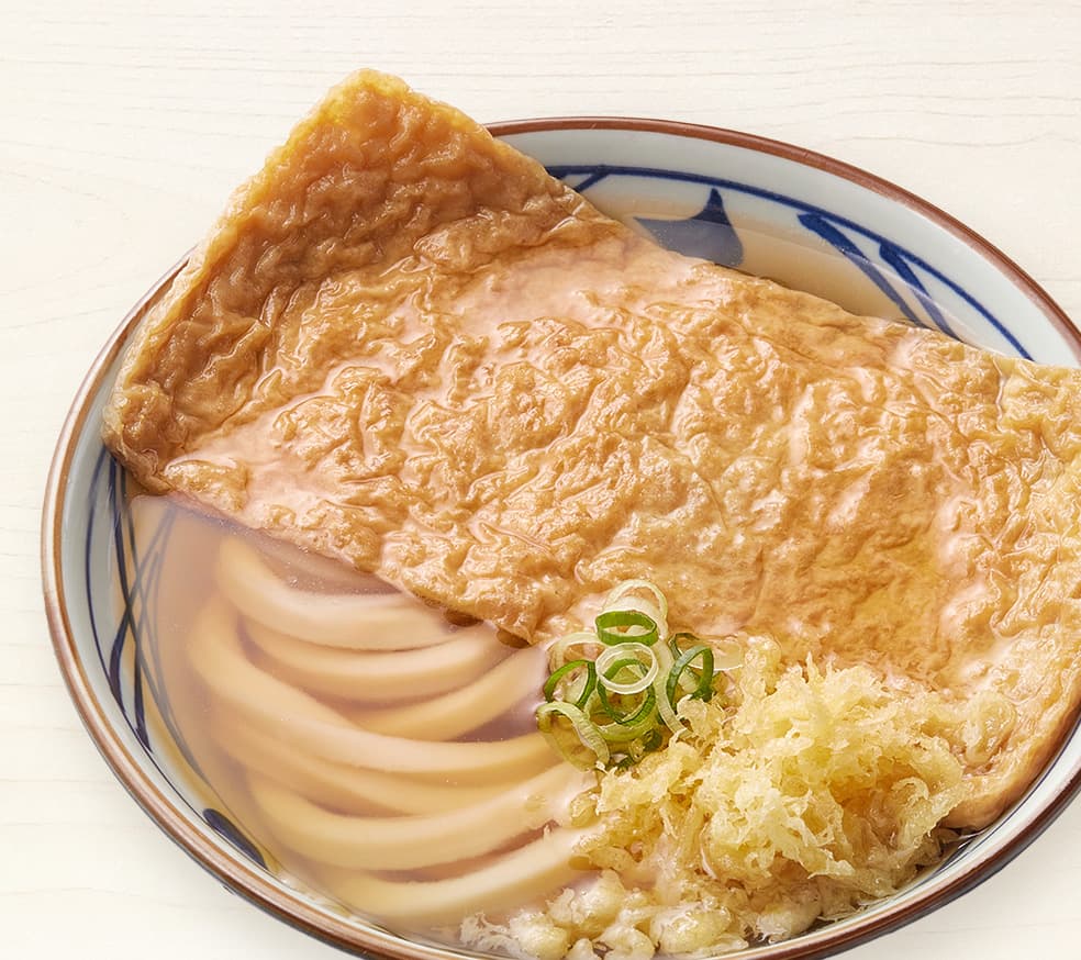 きつね冷かけうどん