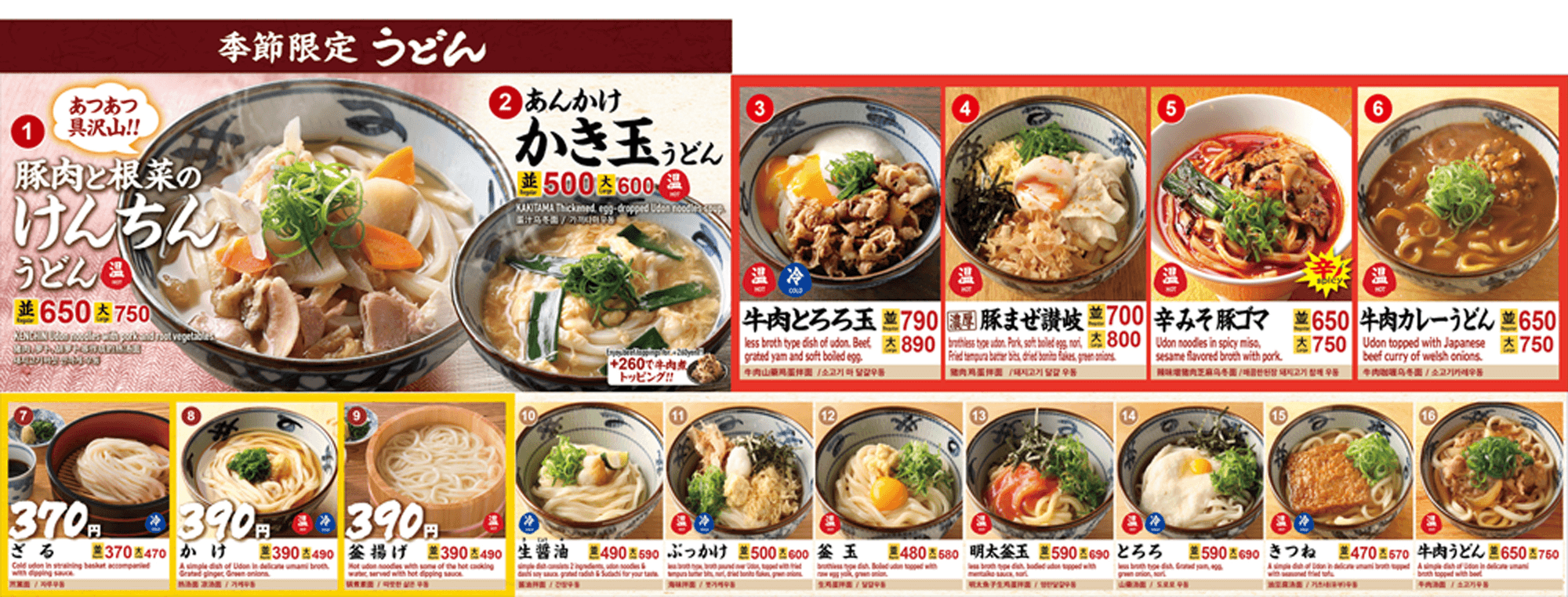 Seasonal Udon