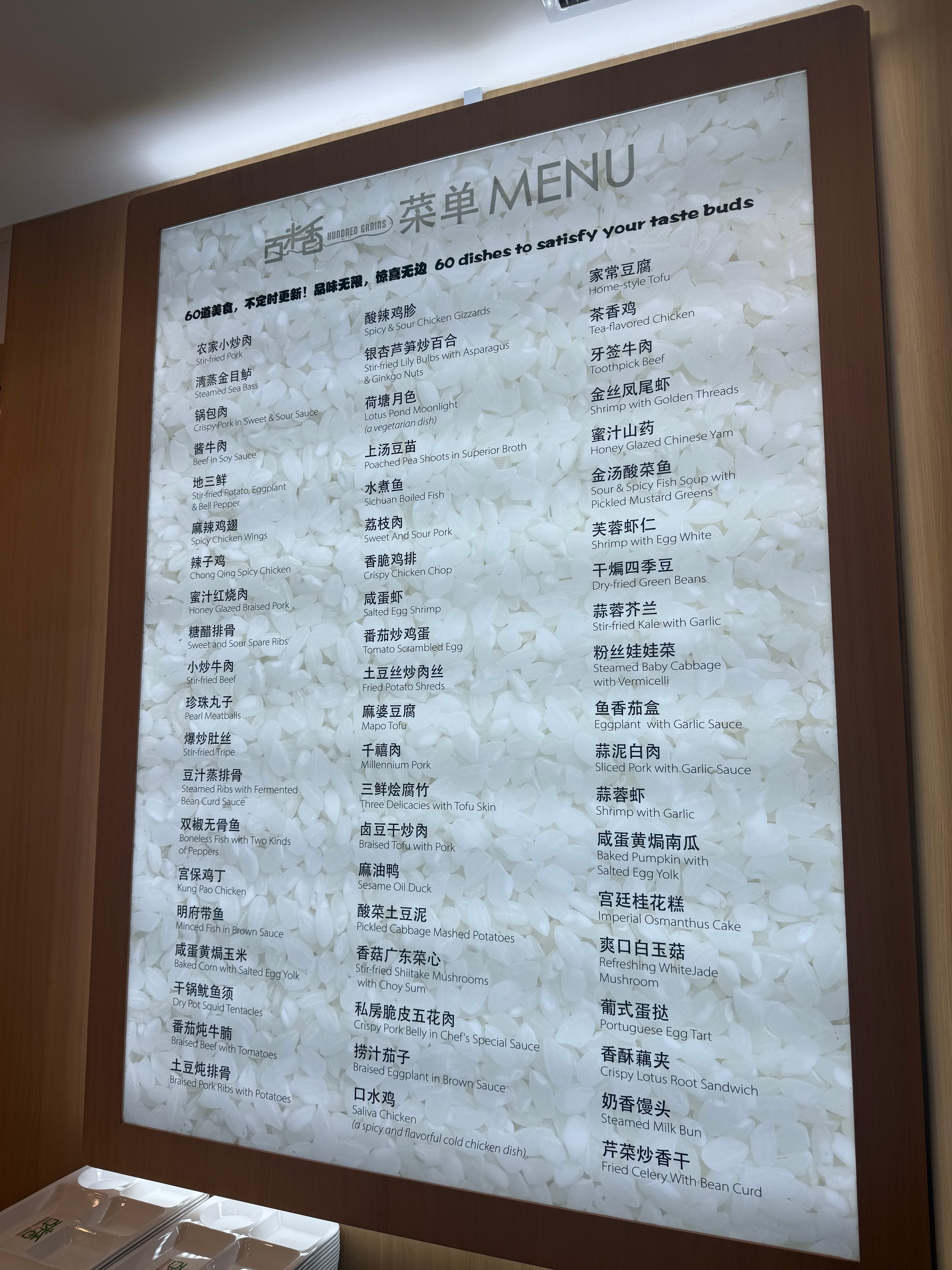 MENU SERATUS BIJIRIN