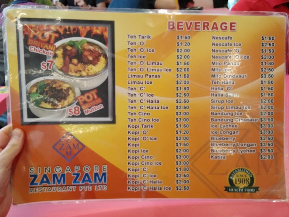 Singapore Zam Zam Restaurant